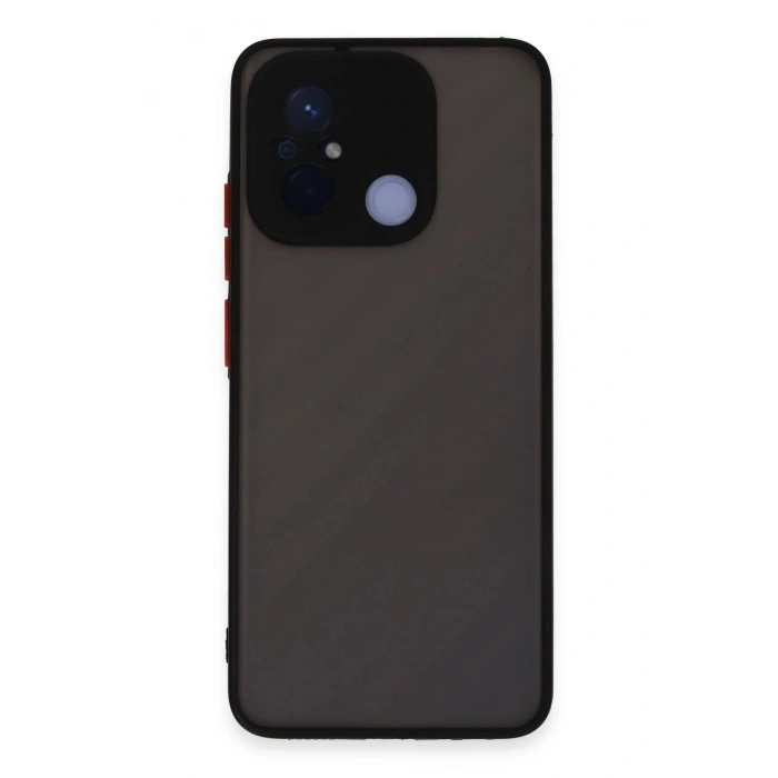 Durukar®   Redmi 12C Kılıf Montreal Silikon Kapak - Siyah