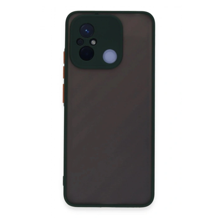 Durukar®   Redmi 12C Kılıf Montreal Silikon Kapak - Yeşil