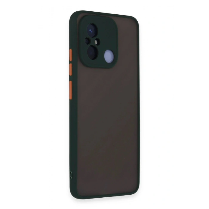 Durukar®   Redmi 12C Kılıf Montreal Silikon Kapak - Yeşil