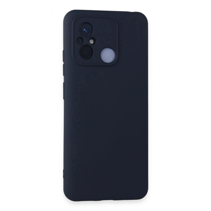 Durukar®   Redmi 12C Kılıf Nano içi Kadife Silikon - Lacivert