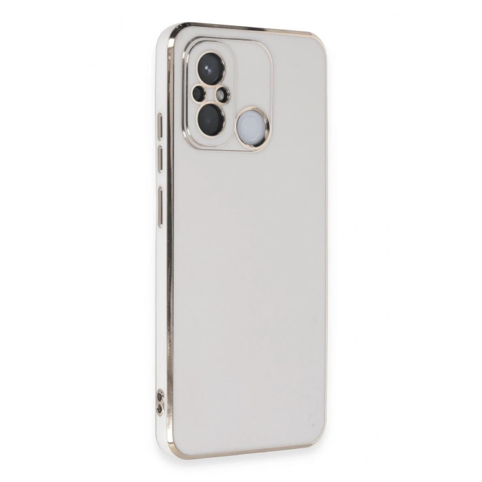 Durukar®   Redmi 12C Kılıf Volet Silikon - Beyaz