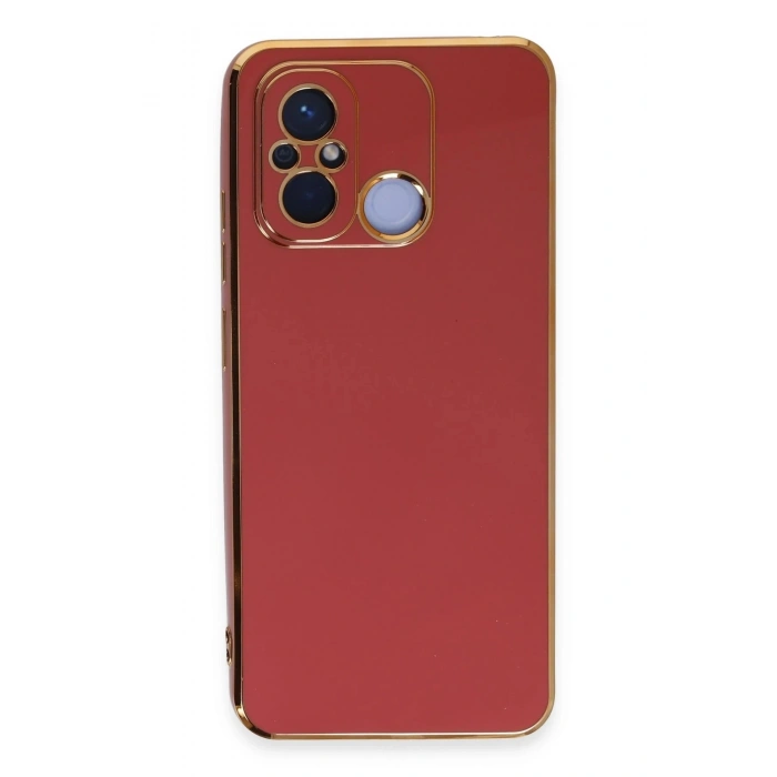 Durukar®   Redmi 12C Kılıf Volet Silikon - Kırmızı