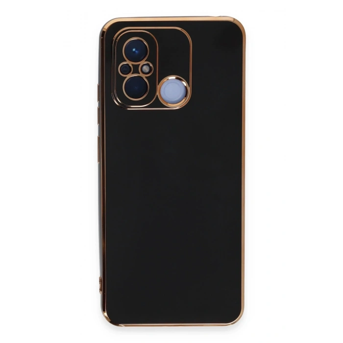 Durukar®   Redmi 12C Kılıf Volet Silikon - Siyah