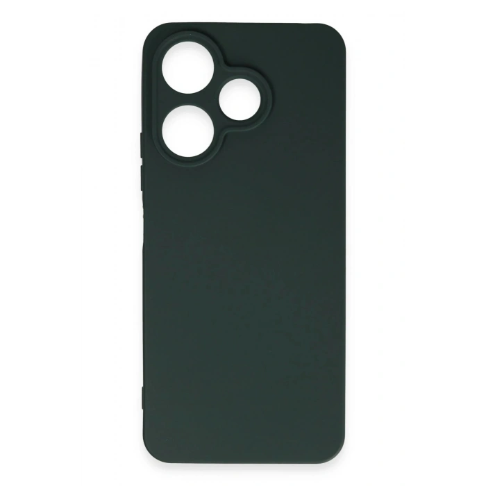Durukar®   Redmi 13 4G Kılıf First Silikon - Koyu Yeşil