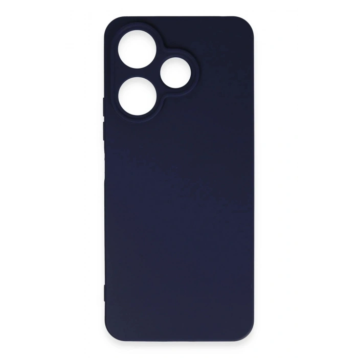 Durukar®   Redmi 13 4G Kılıf First Silikon - Lacivert