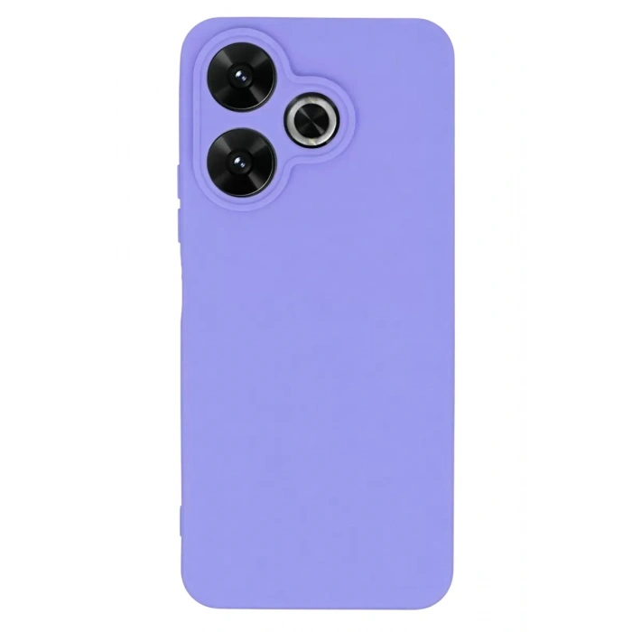 Durukar®   Redmi 13 4G Kılıf First Silikon - Lila