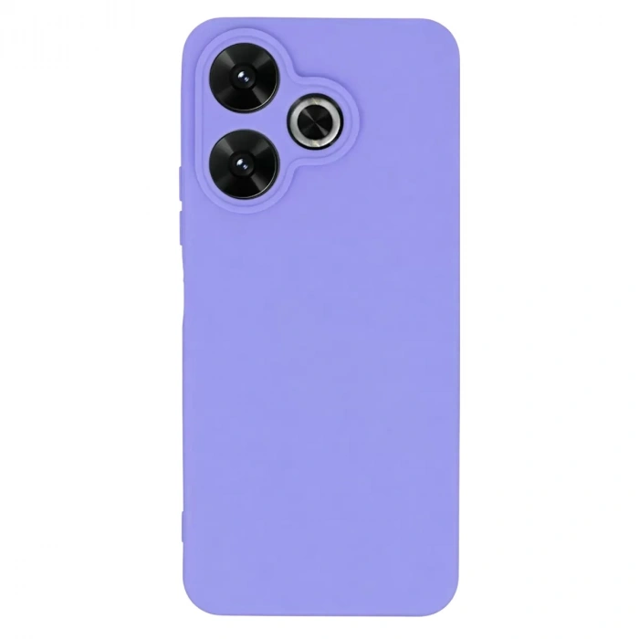 Durukar®   Redmi 13 4G Kılıf First Silikon - Lila