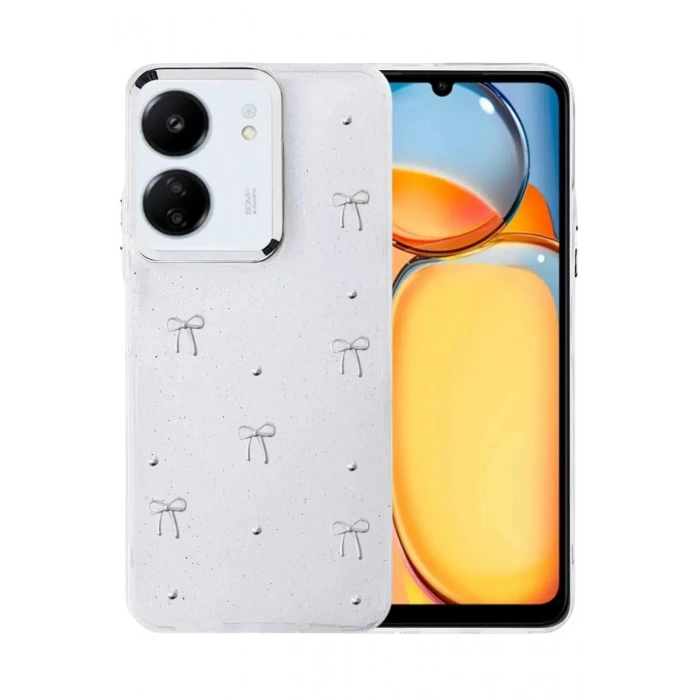 Durukar®   Redmi 13C Fiyonk Desenli Kapak - Desen 5