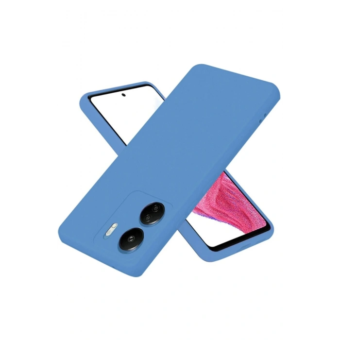 Durukar® Redmi 13C Case First Silicone - Blue