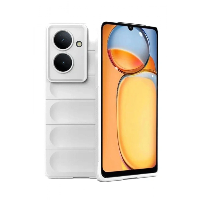 Durukar®   Redmi 13C Kılıf Optimum Silikon - Krem