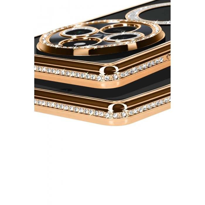 Durukar®   Redmi 14C Joke Simli Magneticsafe Kılıf - Gold