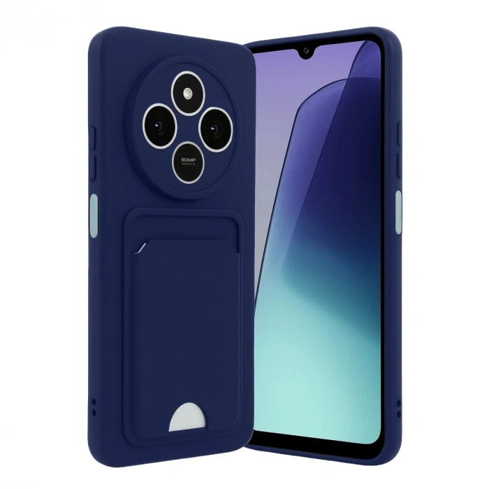 Durukar®   Redmi 14C Kelvin Kartvizitli Silikon - Lacivert