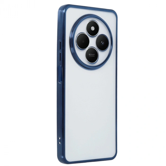 Durukar®   Redmi 14C Kılıf  Lensli Silikon - Lacivert