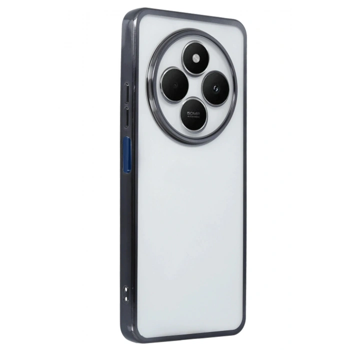 Durukar®   Redmi 14C Kılıf  Lensli Silikon - Siyah