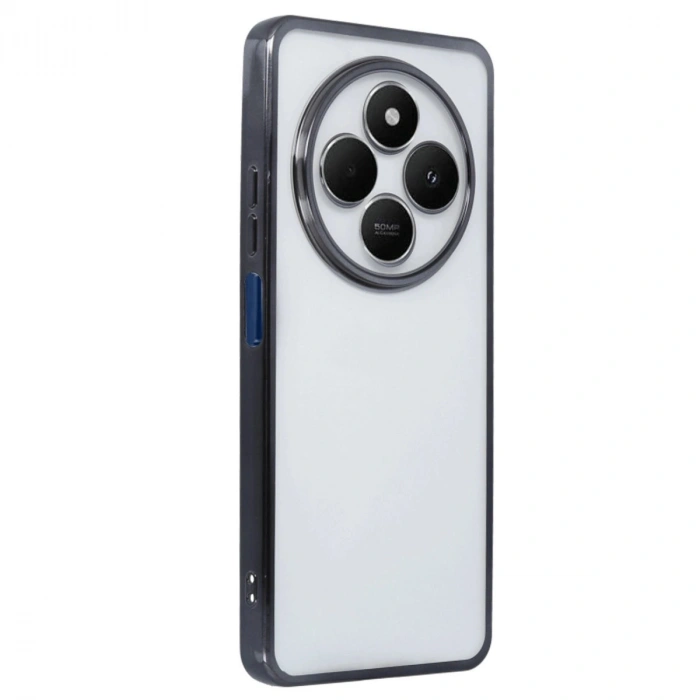 Durukar®   Redmi 14C Kılıf  Lensli Silikon - Siyah