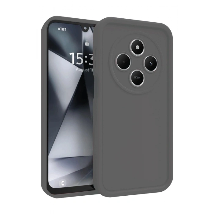 Durukar®   Redmi 14C Kılıf Viera Silikon - Gri