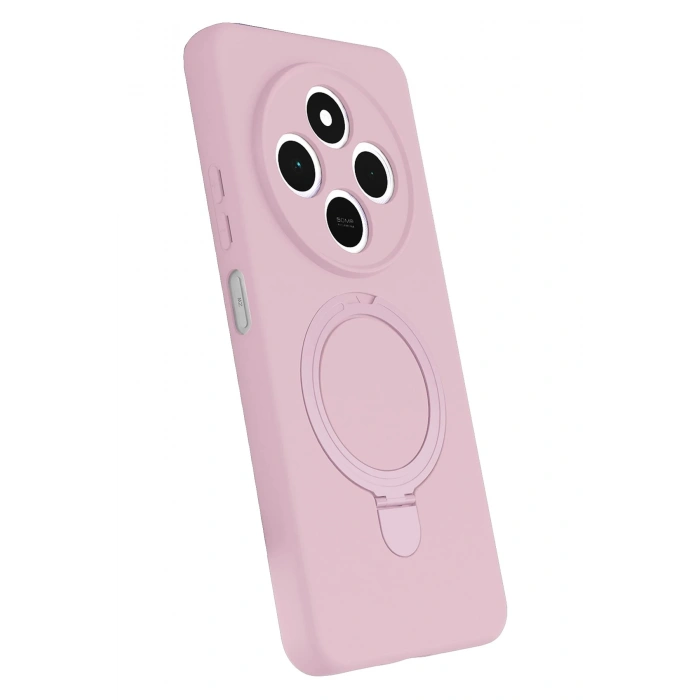Durukar®   Redmi 14C Regal Magsafe Standlı Kapak - Açık Pembe