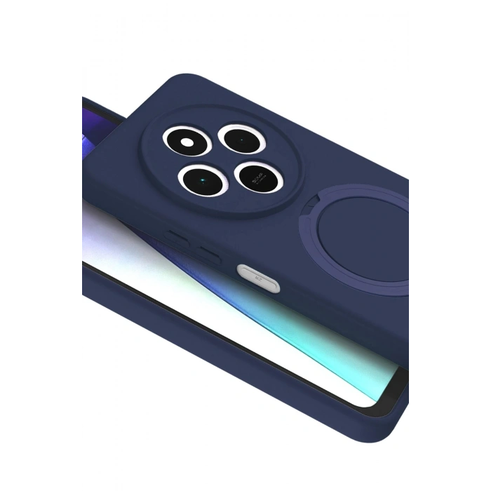 Durukar®   Redmi 14C Regal Magsafe Standlı Kapak - Lacivert