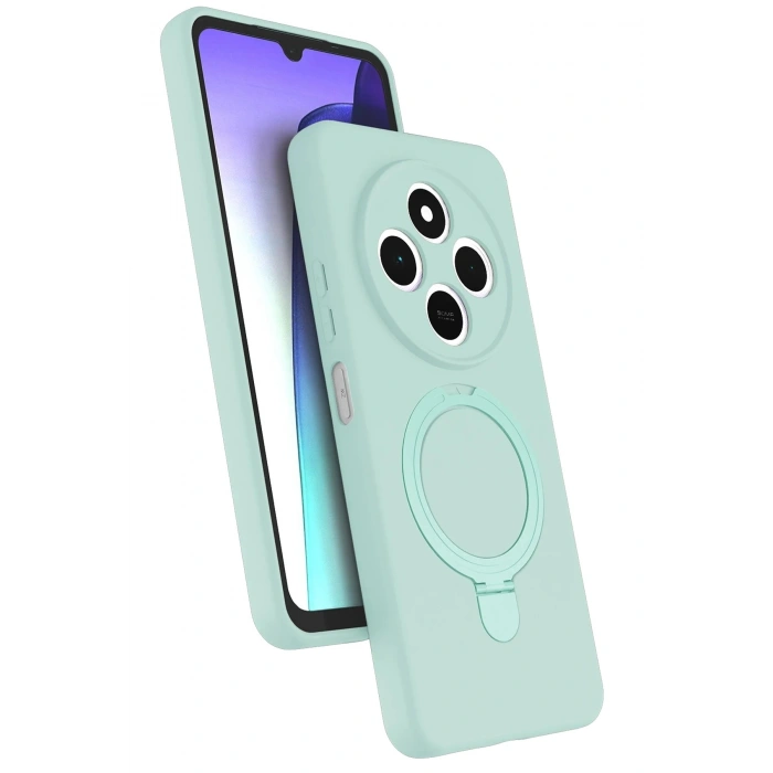 Durukar®   Redmi 14C Regal Magsafe Standlı Kapak - Su Yeşili