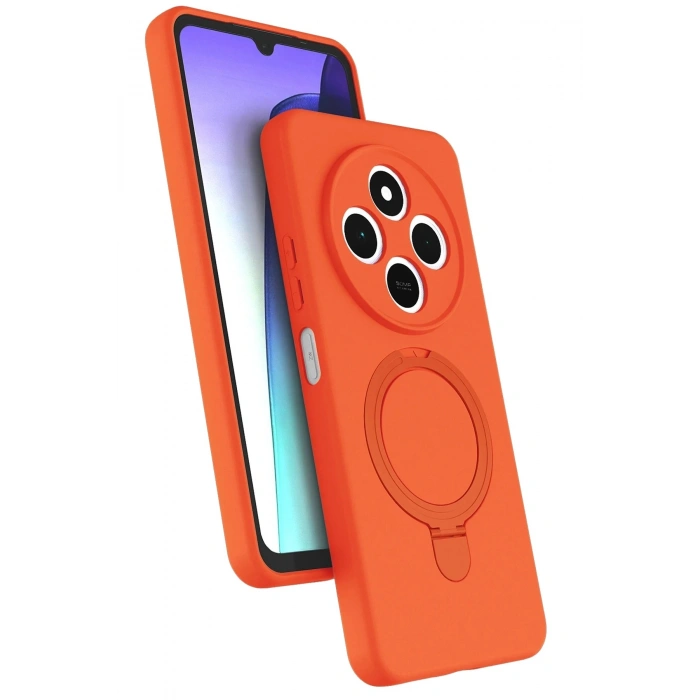Durukar®   Redmi 14C Regal Magsafe Standlı Kapak - Turuncu
