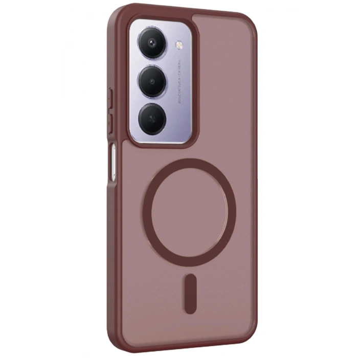 Durukar®   Redmi 15 4G Jota Magsafe Kapak - Bordo