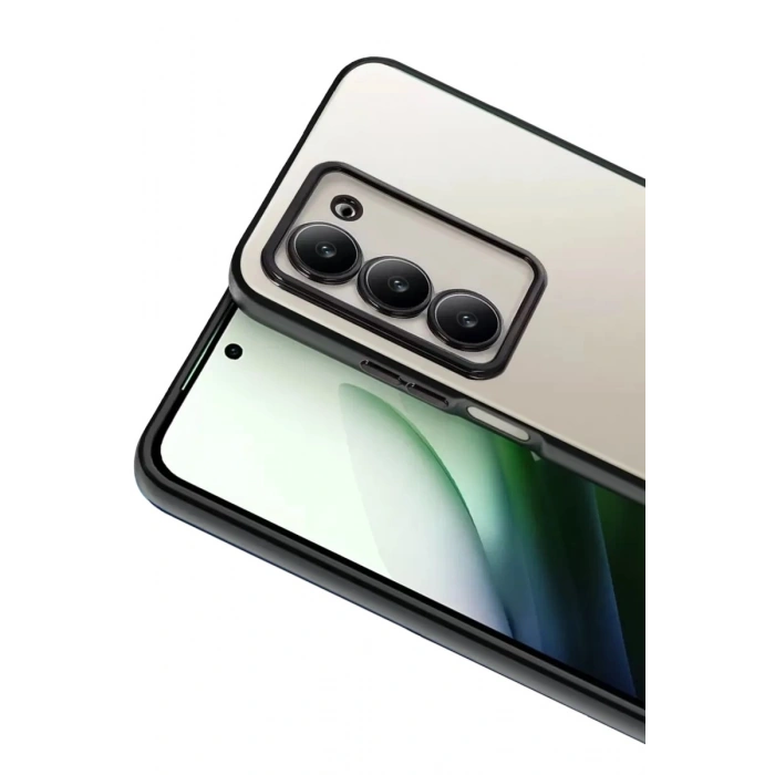 Durukar®   Redmi 15 4G  Lensli Silikon - Siyah