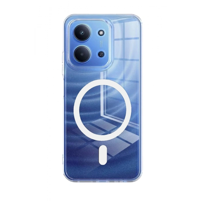 Durukar®   Redmi 15C 4G Combo Sert Şeffaf Magsafe Kapak - Şeffaf