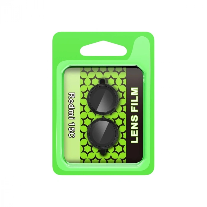 Durukar®   Redmi 15C 4G Raze Metal Kamera Lens - Siyah