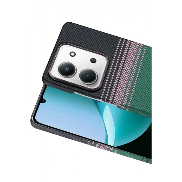 Durukar®   Redmi 15C 4G Vega Magsafe Kapak - Yeşil