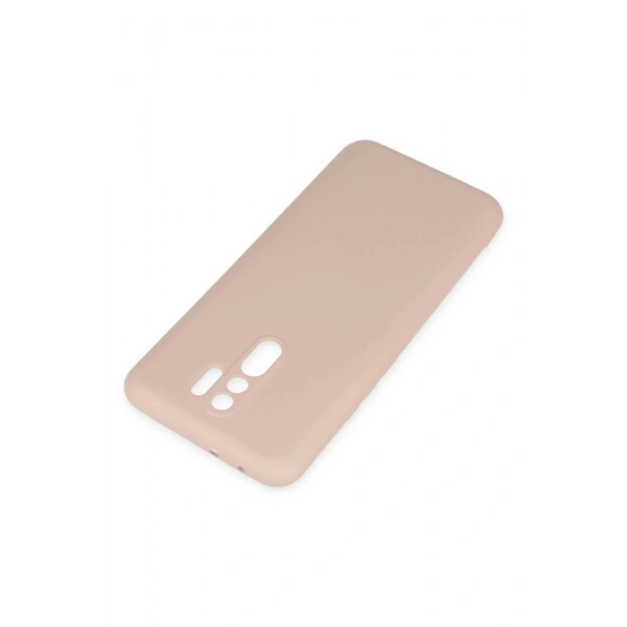 Durukar®   Redmi 9 Kılıf Nano içi Kadife Silikon - Pudra