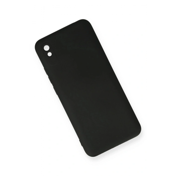 Durukar®   Redmi 9A Kılıf Nano içi Kadife Silikon - Siyah
