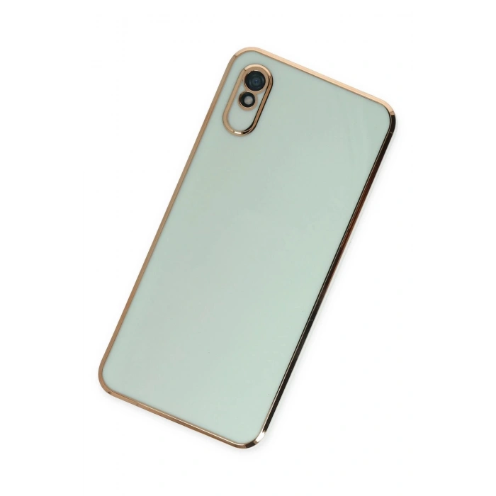 Durukar®   Redmi 9A Kılıf Volet Silikon - Açık Yeşil