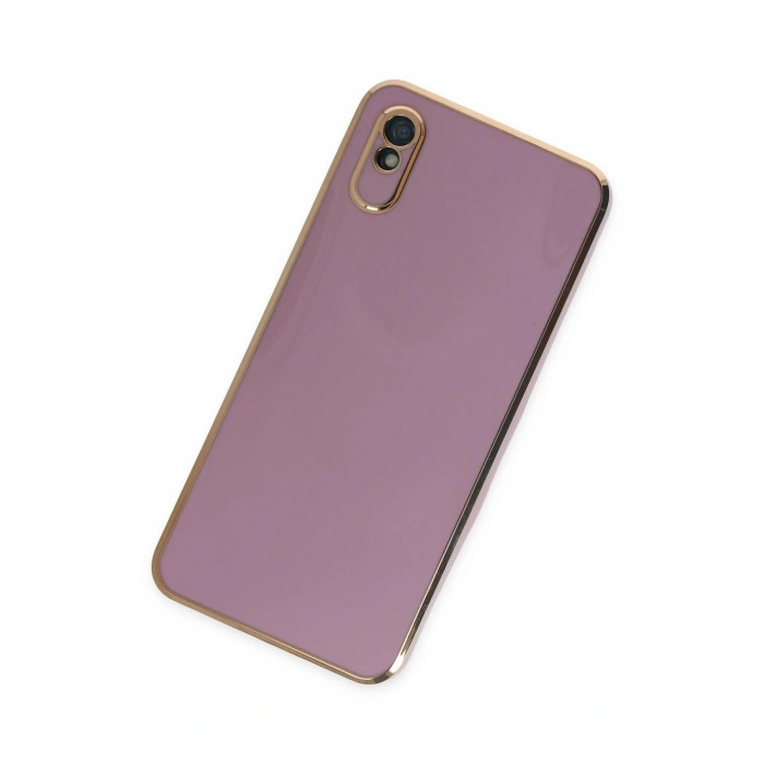 Durukar®   Redmi 9A Kılıf Volet Silikon - Mor
