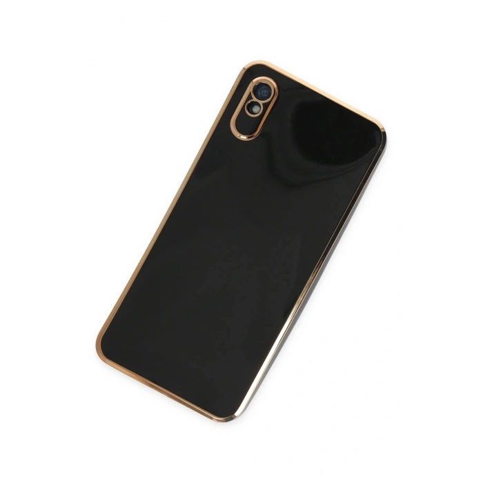 Durukar®   Redmi 9A Kılıf Volet Silikon - Siyah