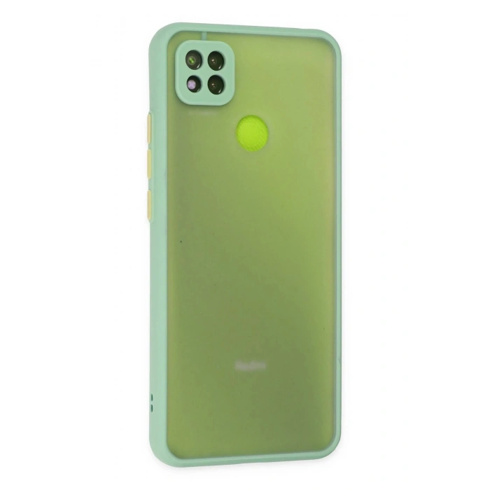 Durukar®   Redmi 9C Kılıf Montreal Silikon Kapak - Turkuaz