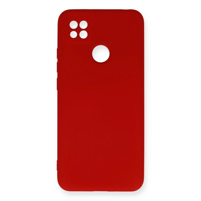 Durukar®   Redmi 9C Kılıf Nano içi Kadife Silikon - Kırmızı