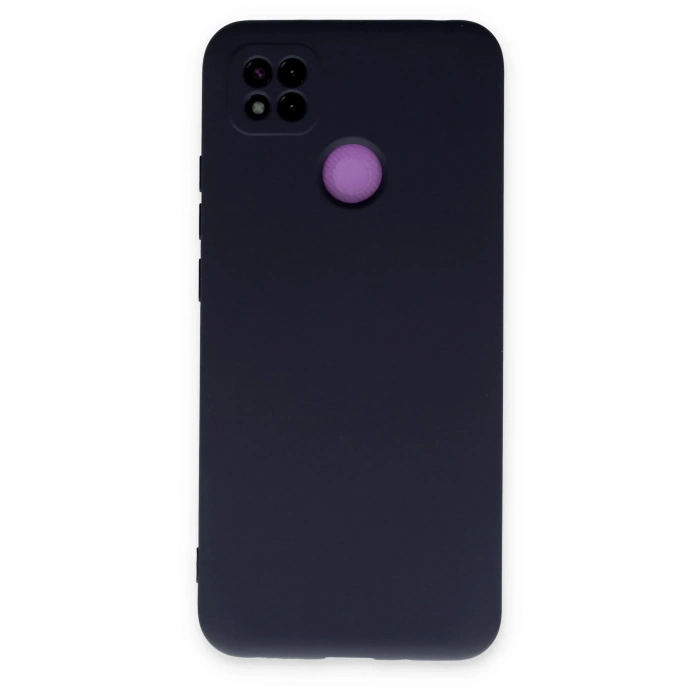 Durukar®   Redmi 9C Kılıf Nano içi Kadife Silikon - Lacivert