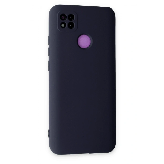 Durukar®   Redmi 9C Kılıf Nano içi Kadife Silikon - Lacivert