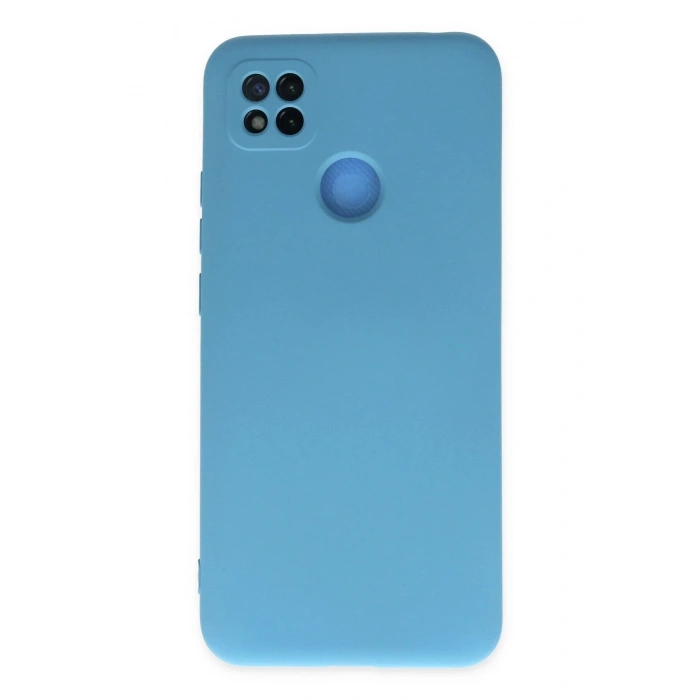 Durukar®   Redmi 9C Kılıf Nano içi Kadife Silikon - Mavi
