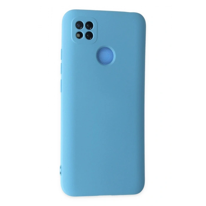 Durukar®   Redmi 9C Kılıf Nano içi Kadife Silikon - Mavi