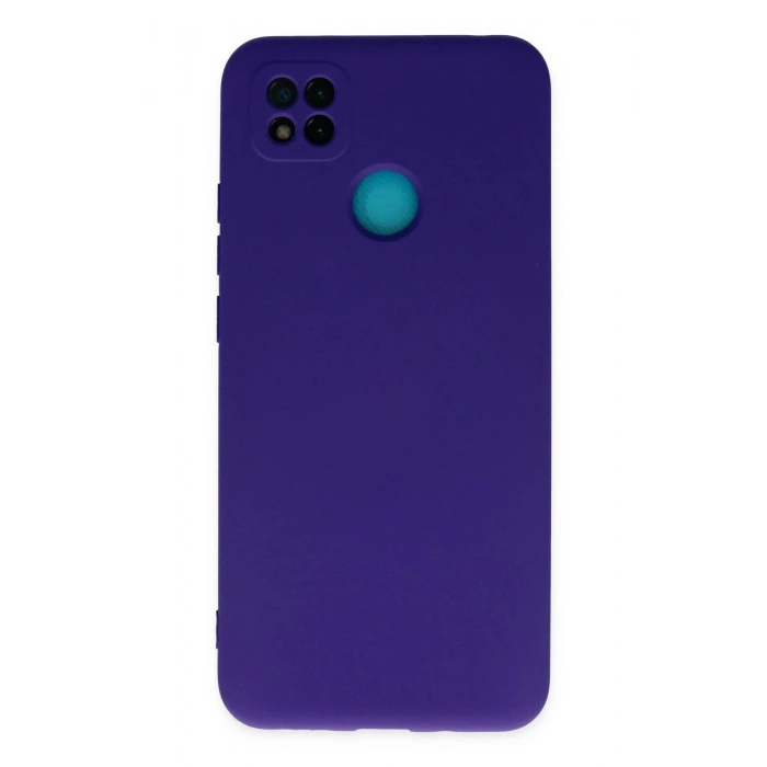 Durukar®   Redmi 9C Kılıf Nano içi Kadife Silikon - Mor