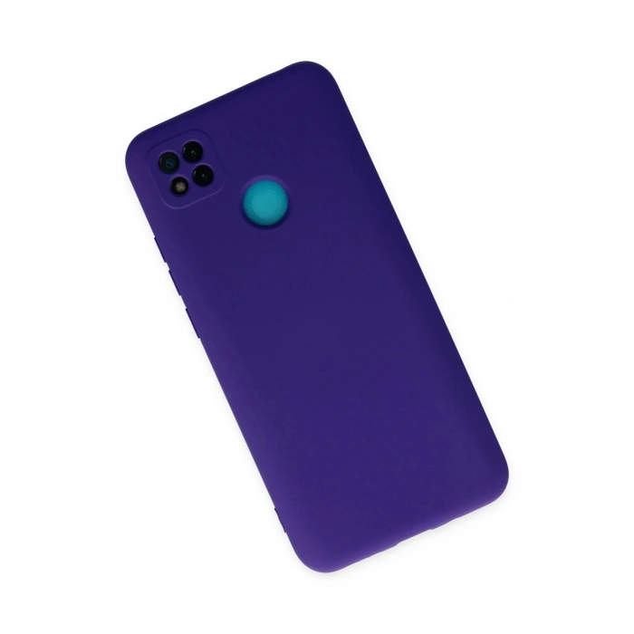 Durukar®   Redmi 9C Kılıf Nano içi Kadife Silikon - Mor