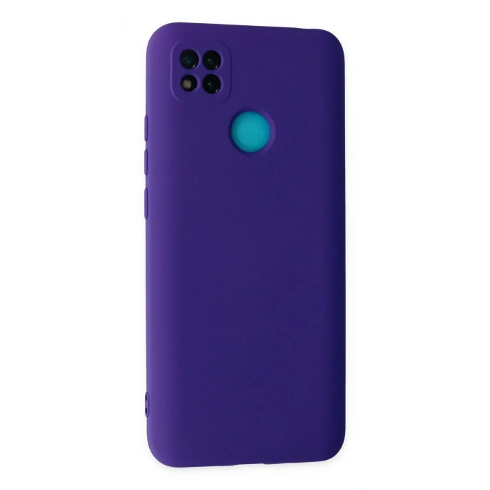 Durukar®   Redmi 9C Kılıf Nano içi Kadife Silikon - Mor