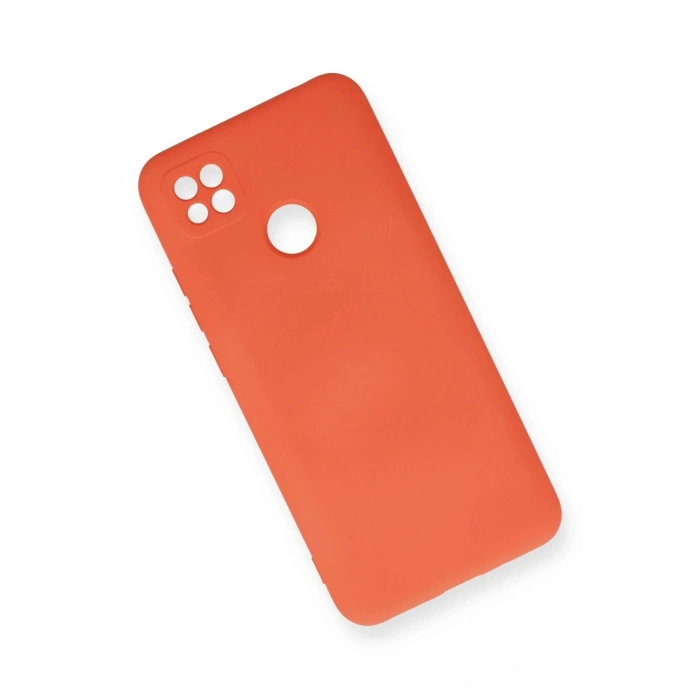 Durukar®   Redmi 9C Kılıf Nano içi Kadife Silikon - Turuncu