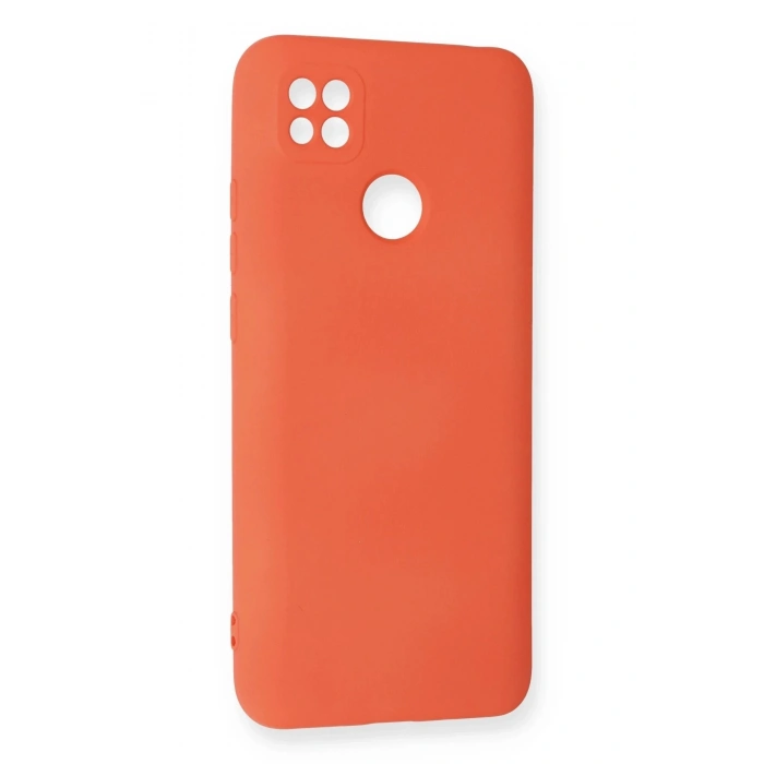 Durukar®   Redmi 9C Kılıf Nano içi Kadife Silikon - Turuncu