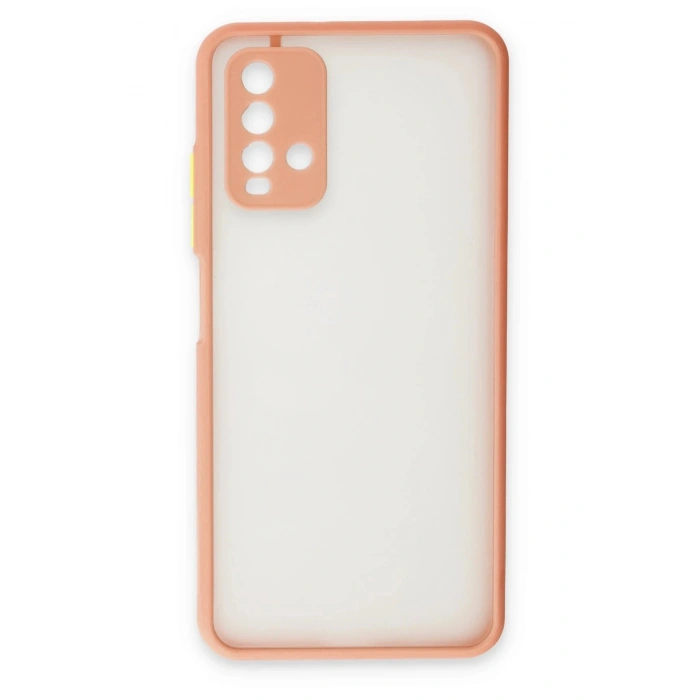 Durukar®   Redmi 9T Kılıf Montreal Silikon Kapak - Pembe