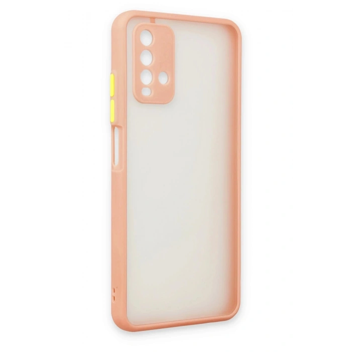 Durukar®   Redmi 9T Kılıf Montreal Silikon Kapak - Pembe