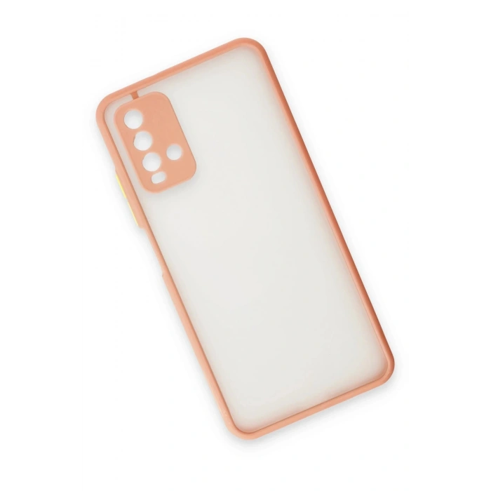 Durukar®   Redmi 9T Kılıf Montreal Silikon Kapak - Pembe