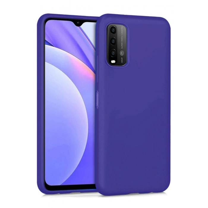 Durukar®   Redmi 9T Kılıf Nano içi Kadife Silikon - Mor