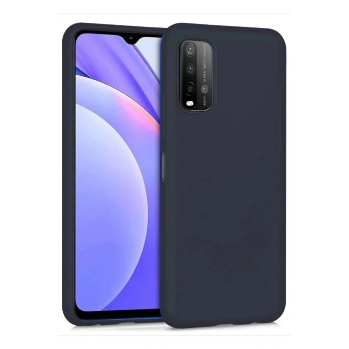 Durukar®   Redmi 9T Kılıf Nano içi Kadife Silikon - Siyah